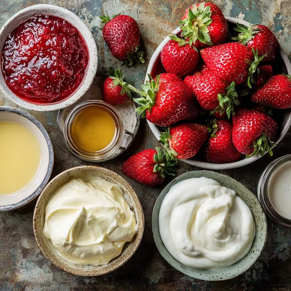 fresas con crema ingredients