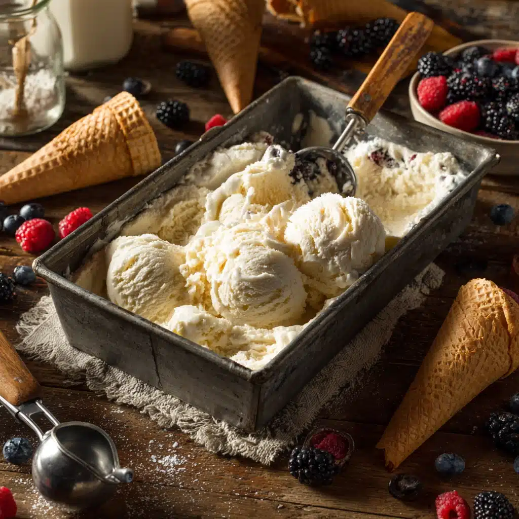 how to make homemade ice cream