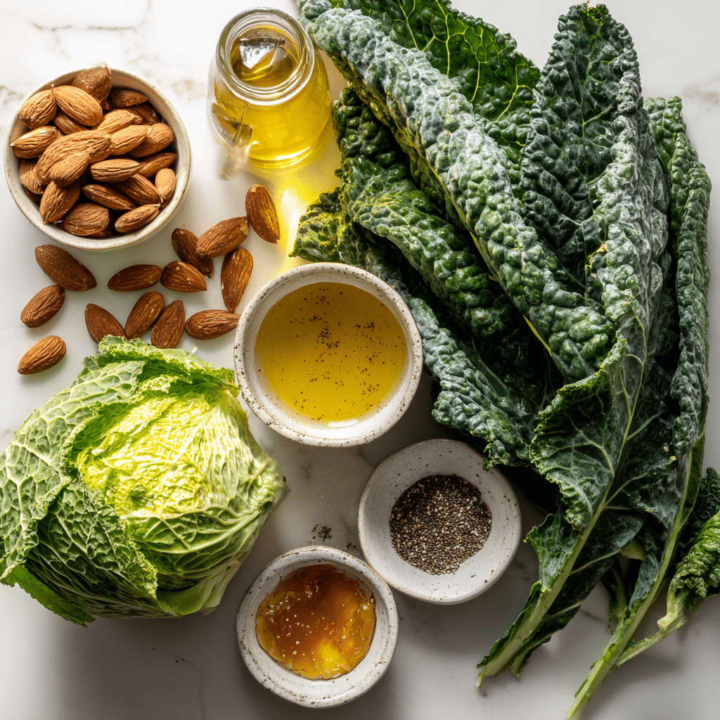 chick-fil-a kale salad recipe ingredients flat lay
