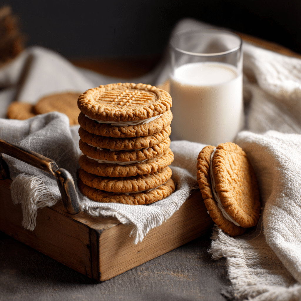 homemade cookie nutter butter with milk