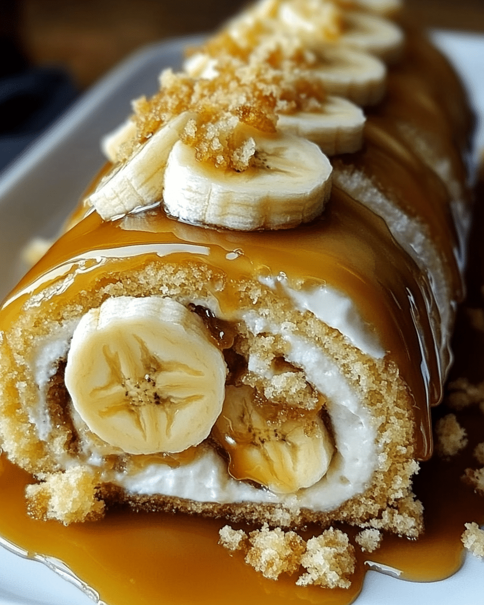 Banana Caramel Roulade – A Light and Luscious Dessert Twist