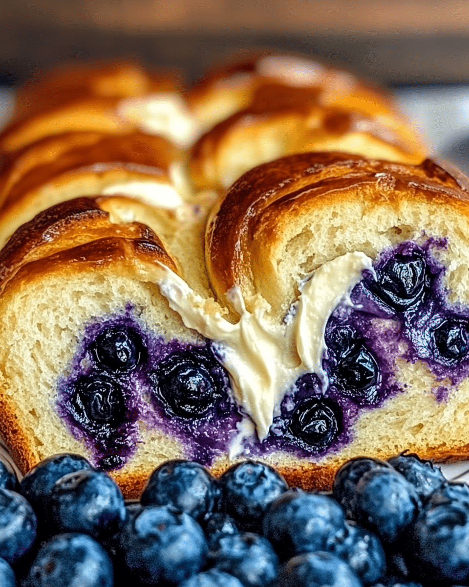 Blueberry Cream Cheese Loaf – Moist, Lush & Bursting with Berries