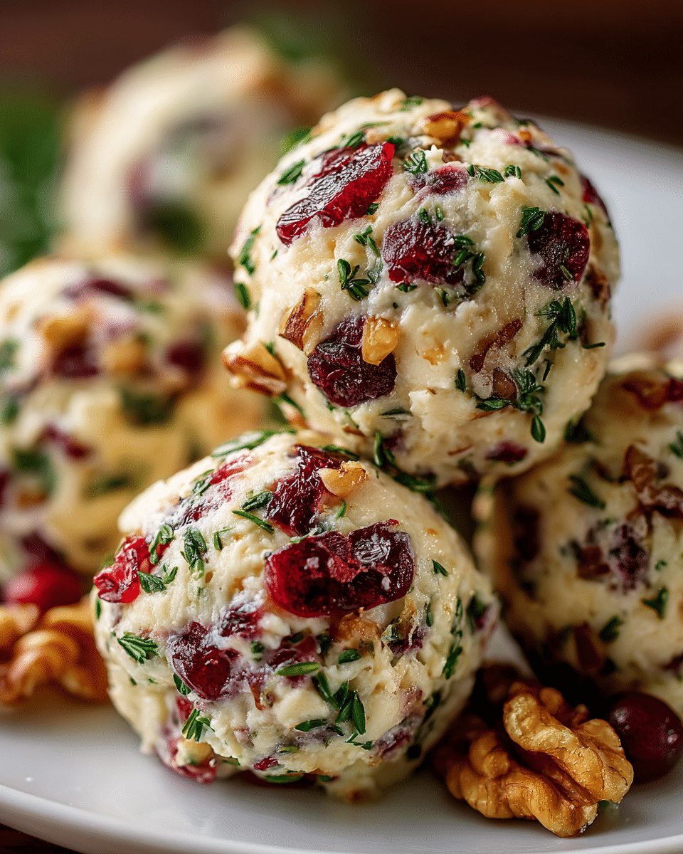Christmas Cranberry Walnut Cheese Balls – The Ultimate Festive Appetizer