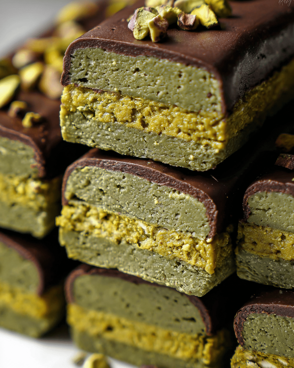 Vegan Pistachio Protein Bars – Easy, Healthy & Naturally Delicious