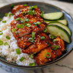Sticky Honey Gochujang Chicken: Savory Delight