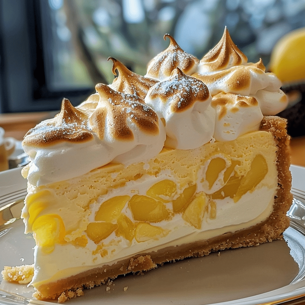 Triple Lemon Meringue Cheesecake: A Citrus Delight
